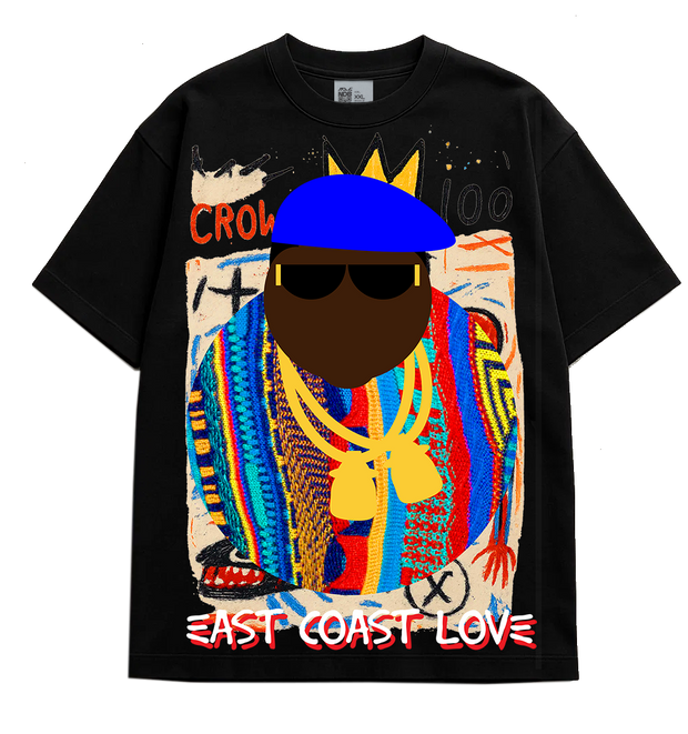 NDB 3.14 “East Coast Love / West Coast Love” Dual-Sided Graphic T-Shirt